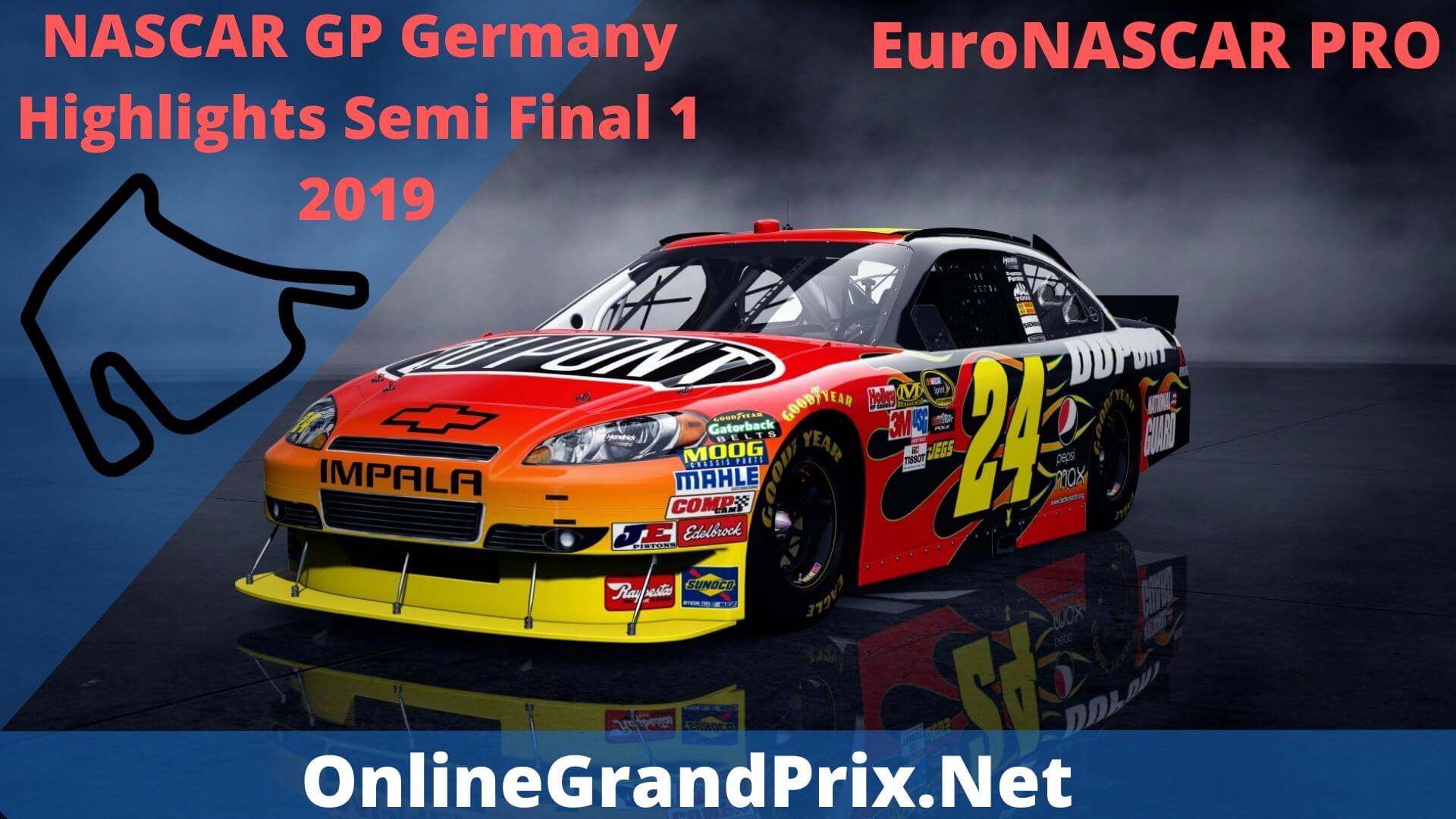 NASCAR GP Germany Semi Final 1 Highlights 2019