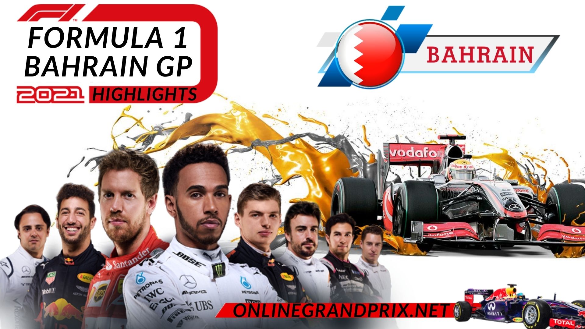 Bahrain GP F1 Highlights 2021