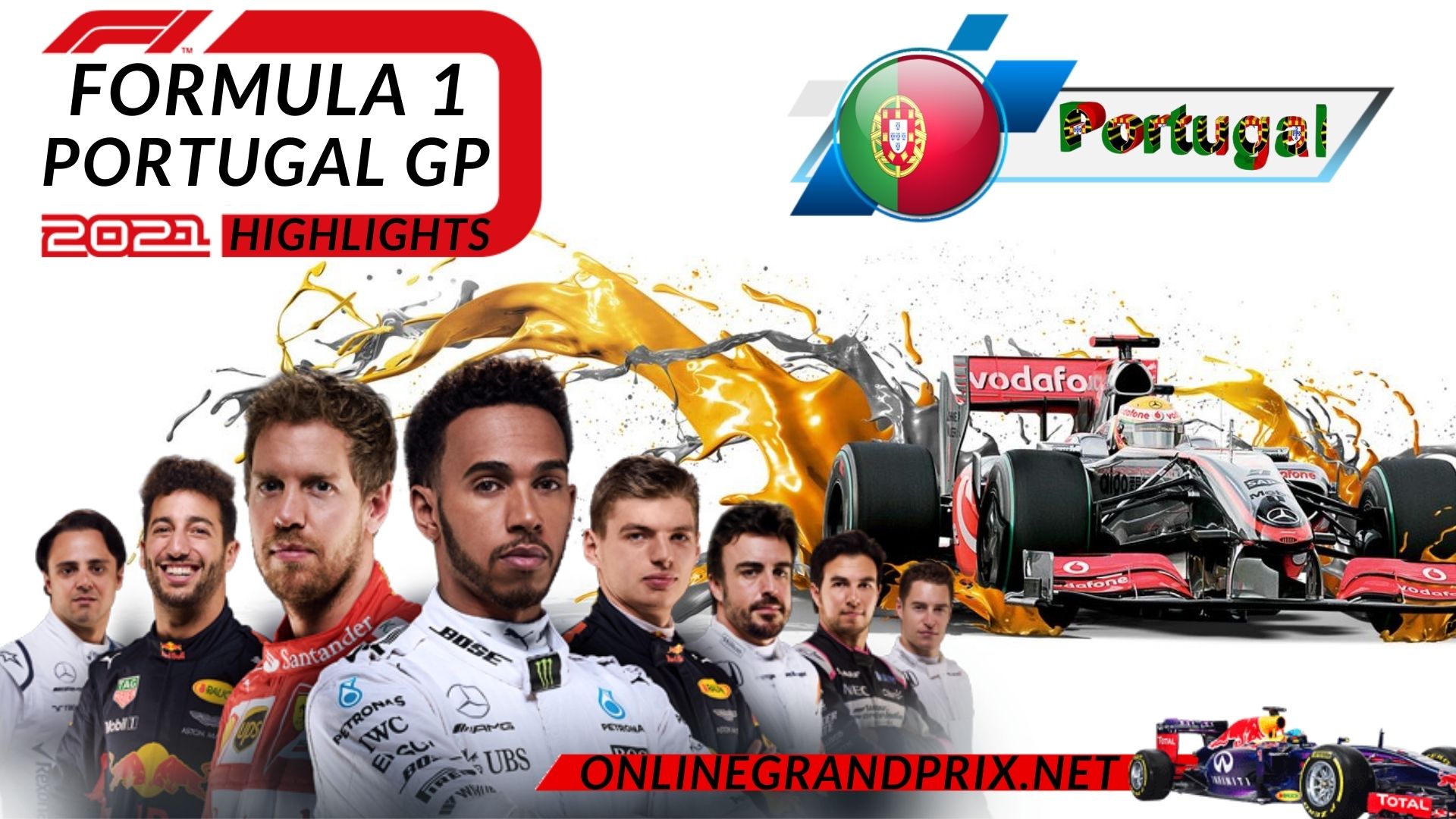Portugal GP F1 Highlights 2021