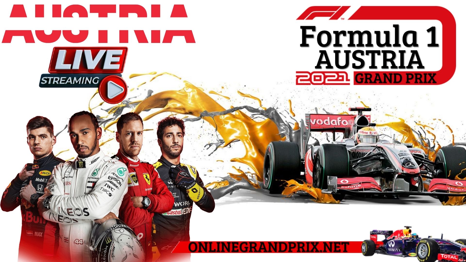 Formula 1 Austria GP 2015 Live