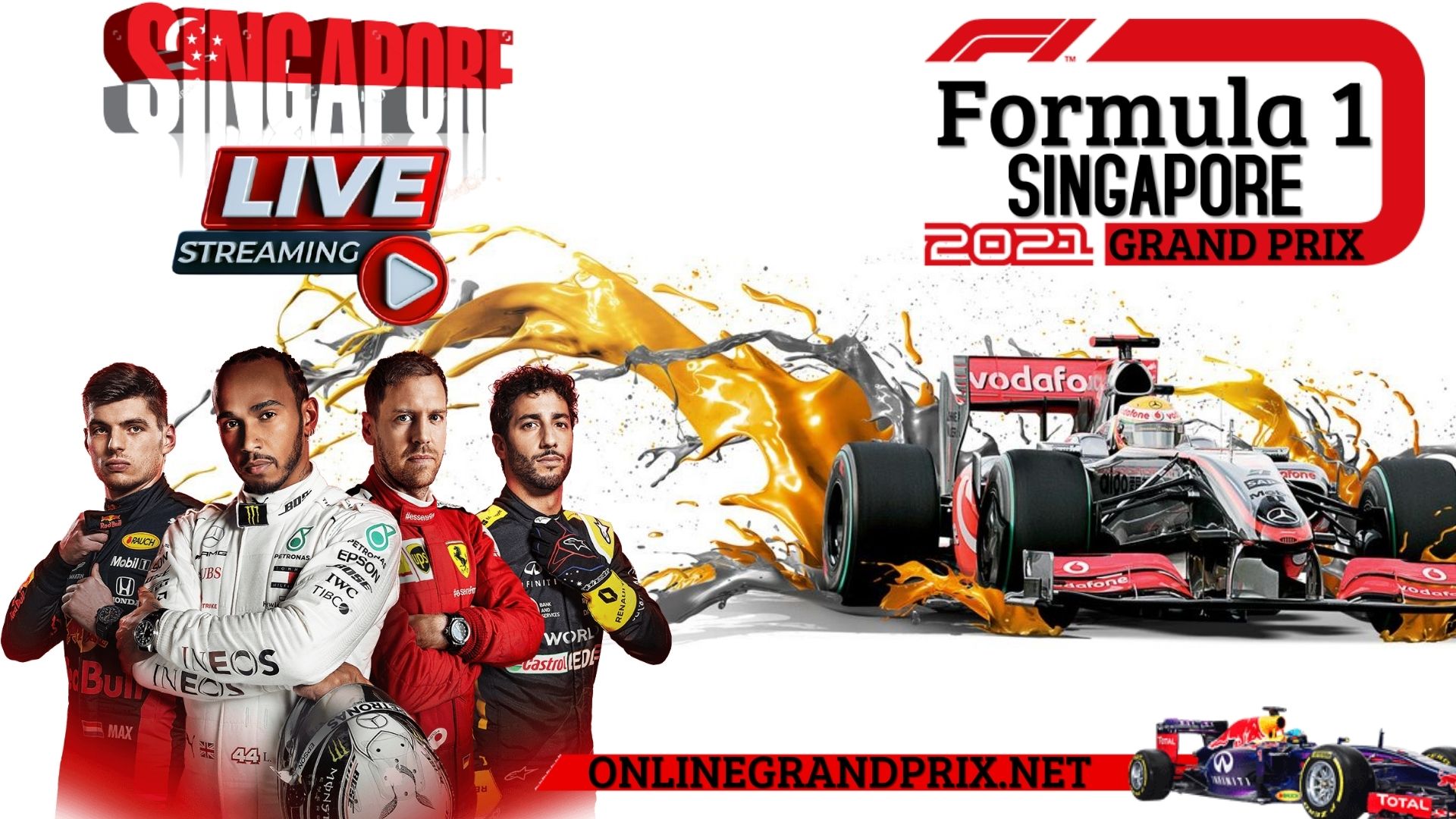 Live F1 Grand Prix Of Singapore