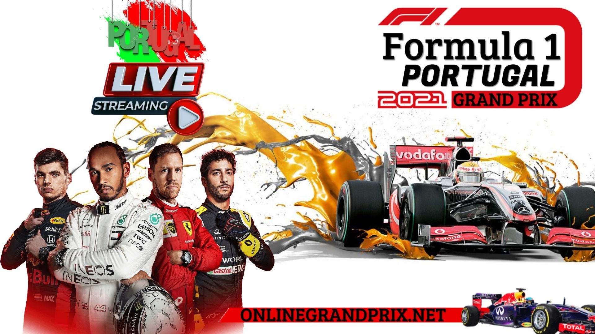 F1 Portuguese Grand Prix Live Stream