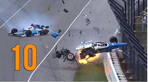 2018 Tope Ten Indy car Crashes