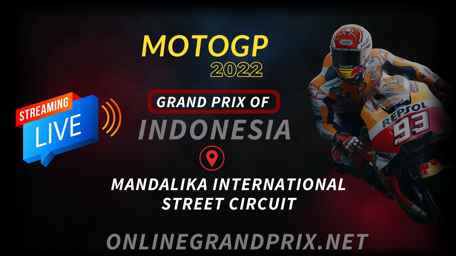 Watch MotoGP Indonesia Live Online
