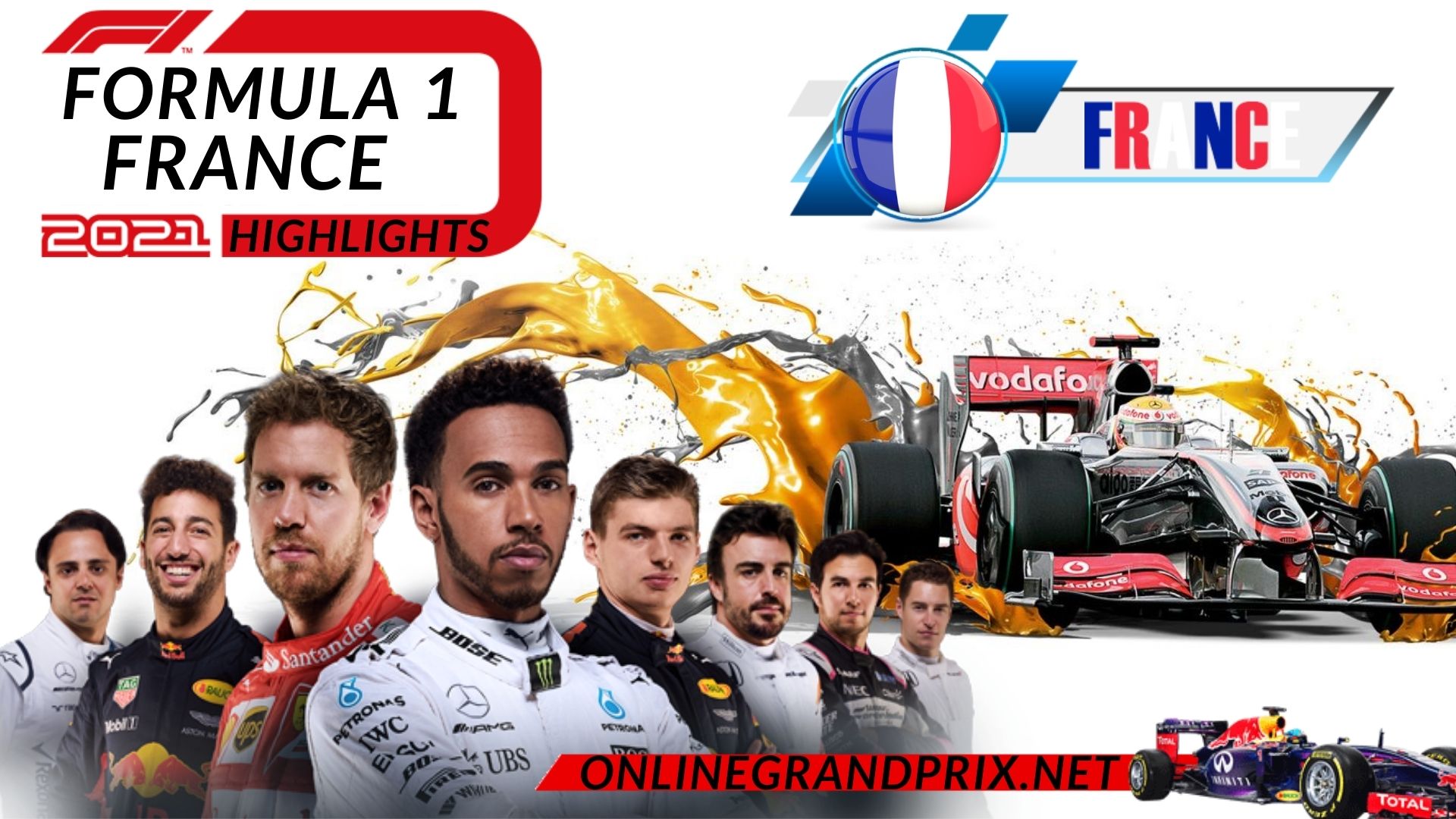 France GP F1 Highlights 2021