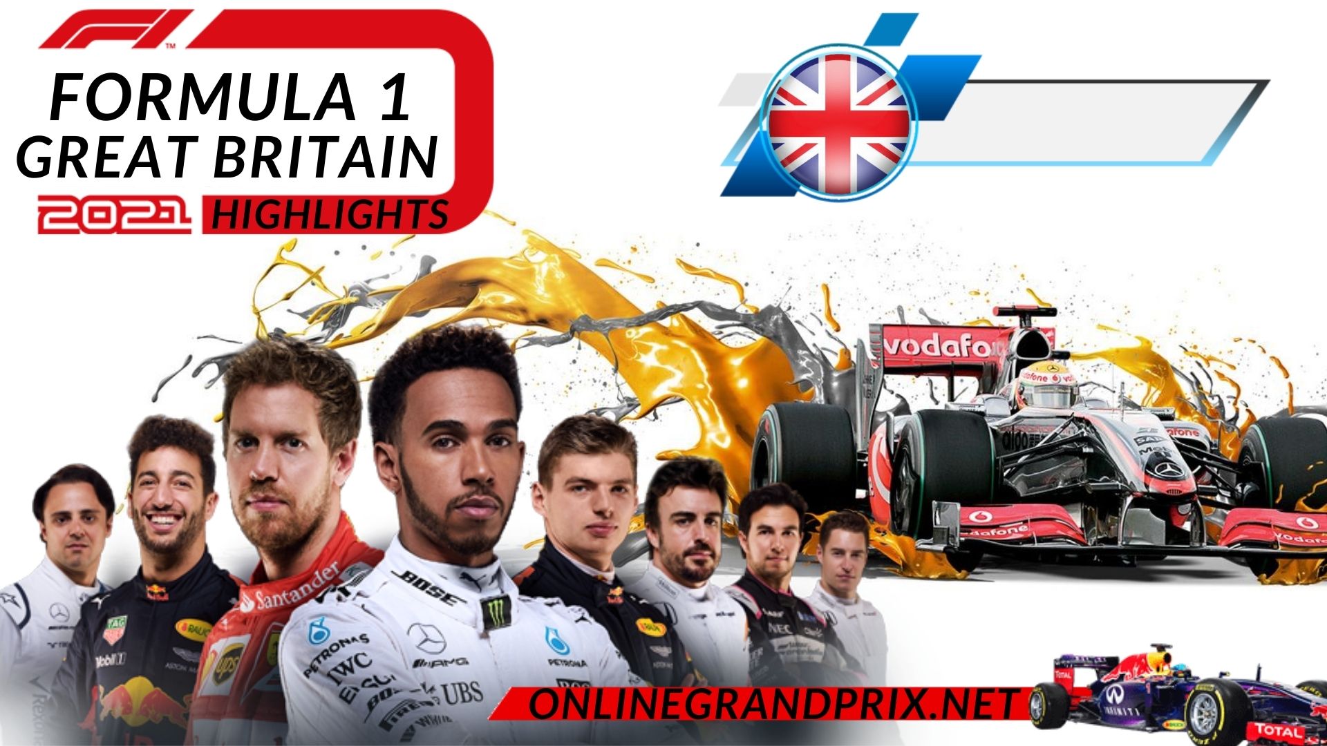 Great Britain GP F1 Highlights 2021