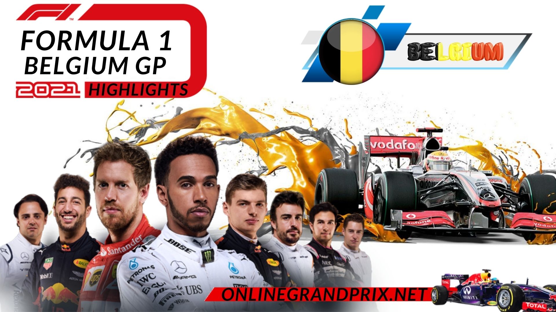 Belgium GP F1 Highlights 2021
