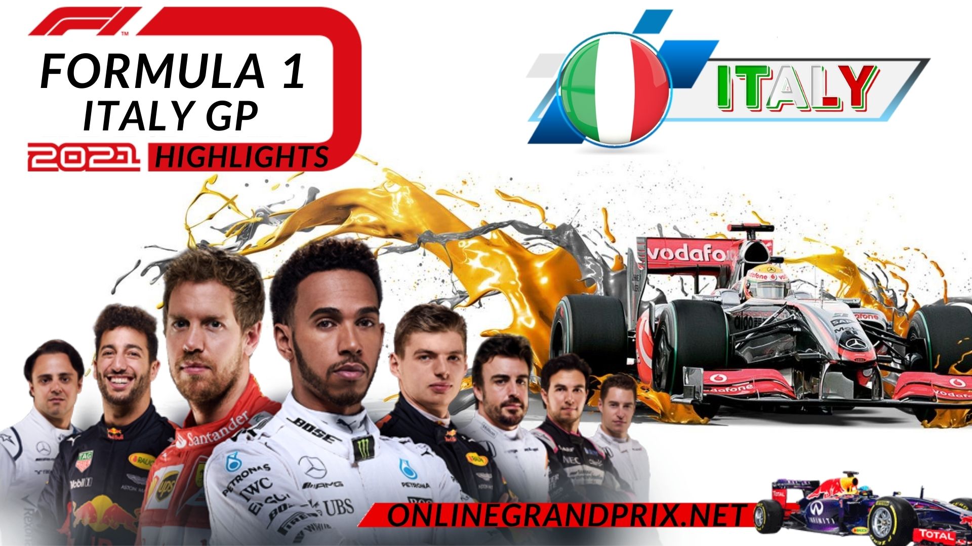 Italy GP F1 Highlights 2021