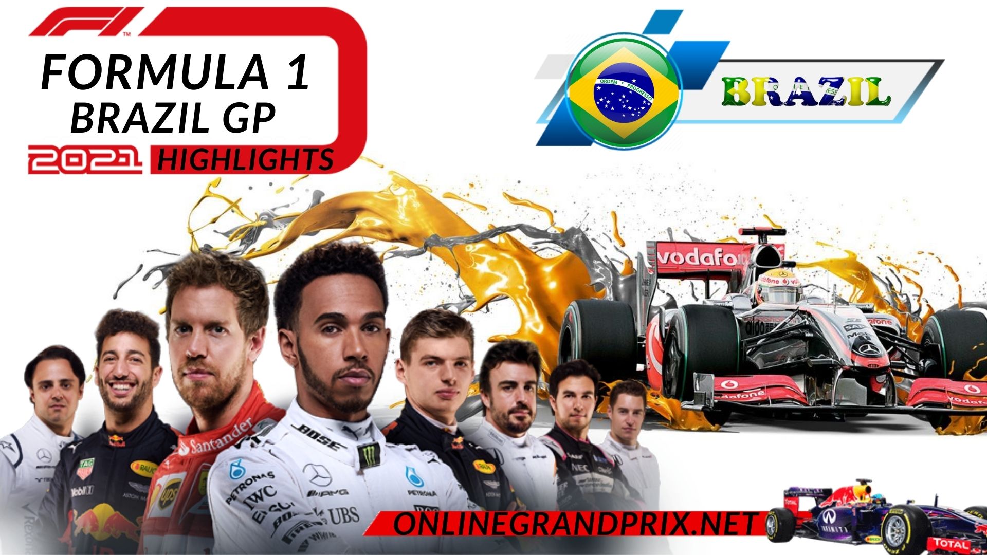 Brazil GP F1 Highlights 2021