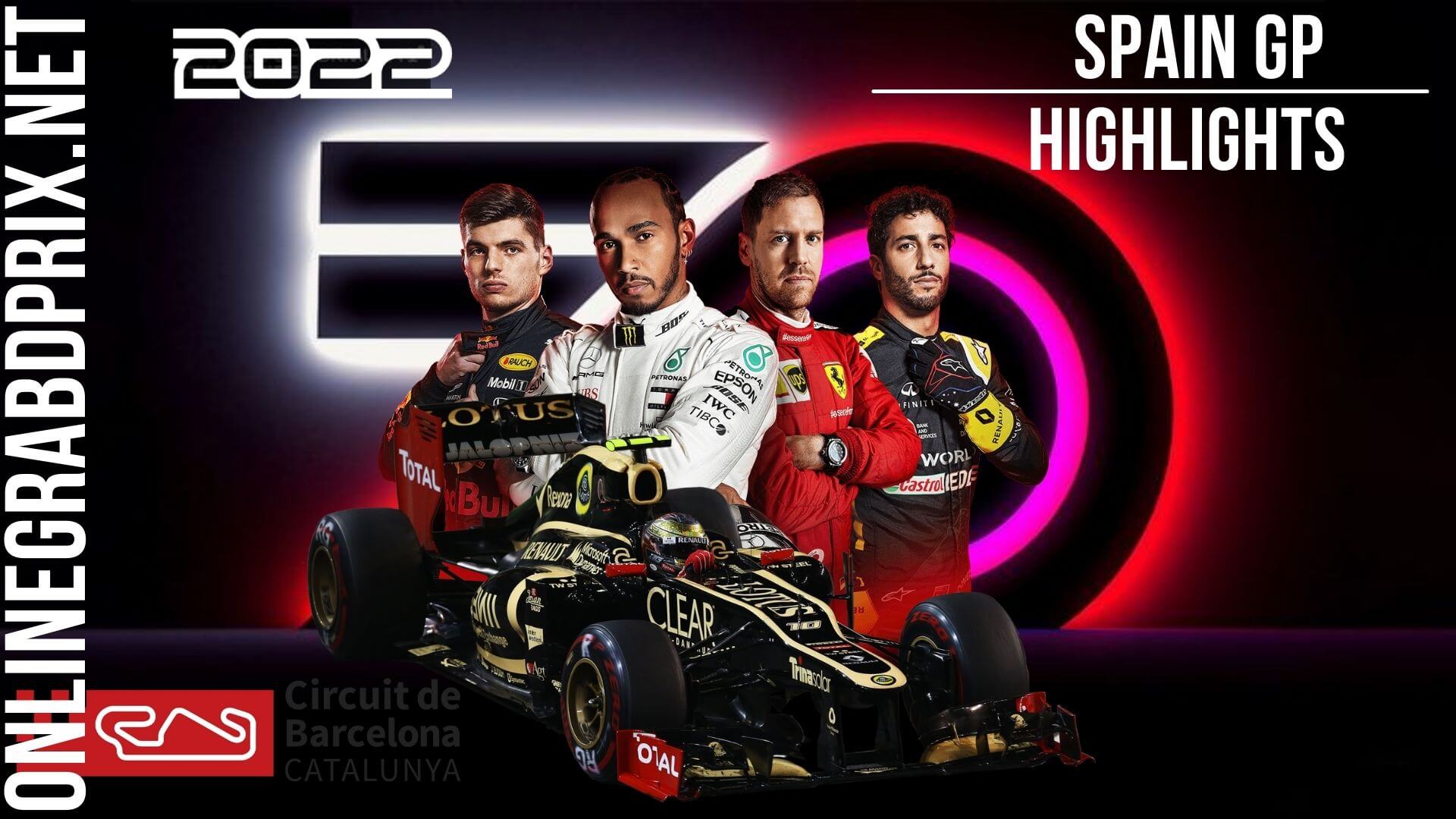Spain GP F1 Highlights 2022