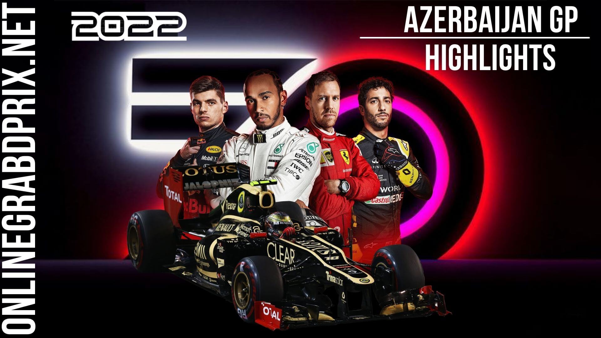 Azerbaijan GP F1 Highlights 2022