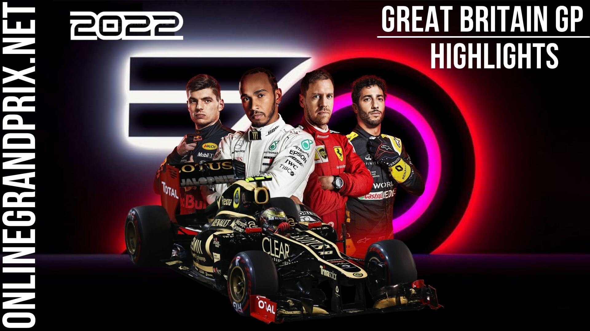 Great Britain GP F1 Highlights 2022