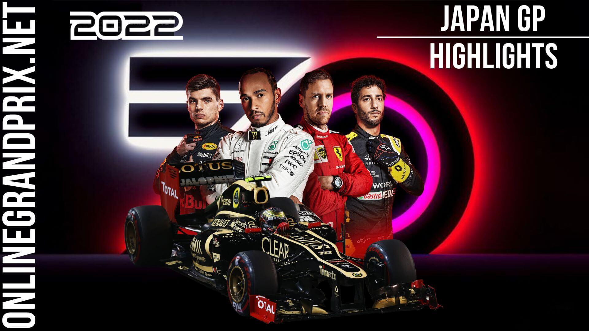 Japan GP F1 Highlights 2022
