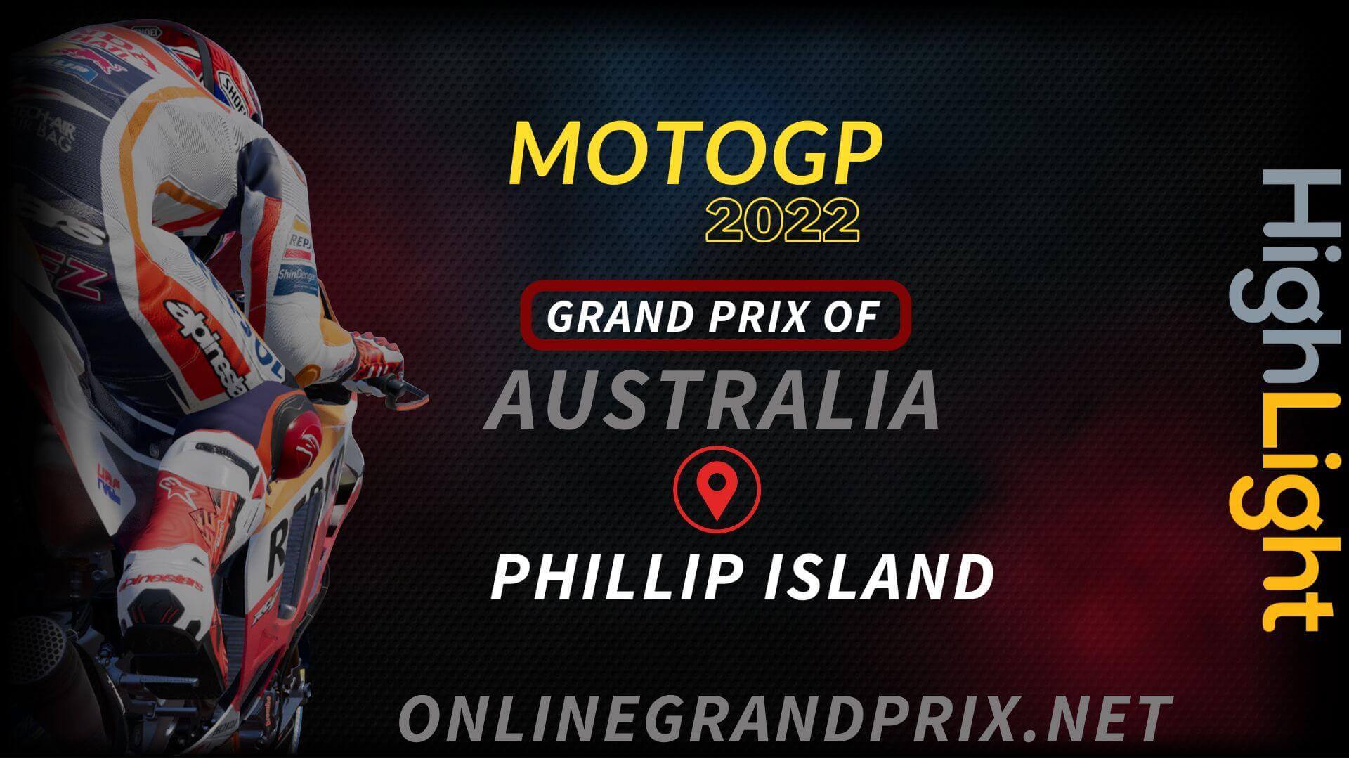 Australia MotoGP Highlights 2022